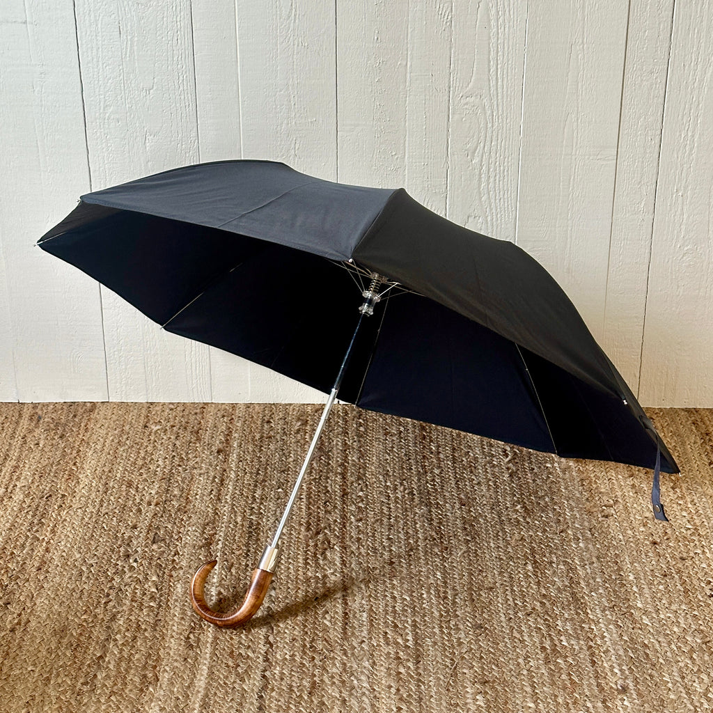 Classic Black British Folding Umbrella