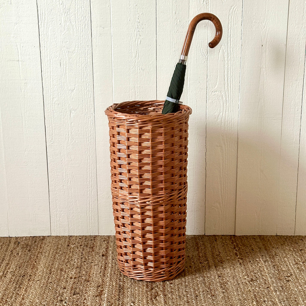 Wicker Umbrella Basket