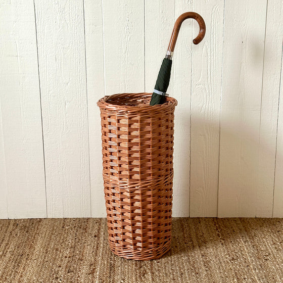 Wicker Umbrella Basket