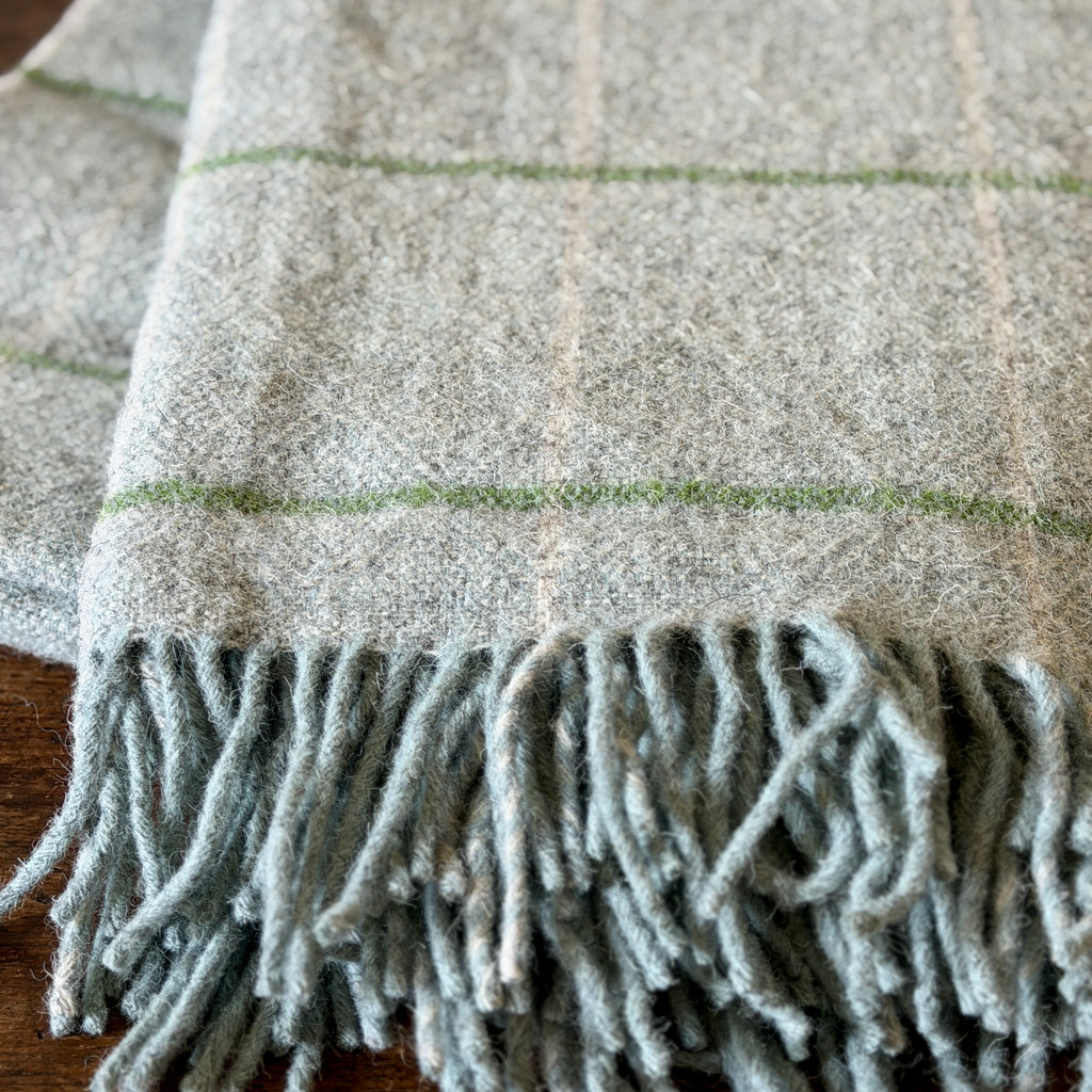 Grasmere Windowpane Plaid Throw