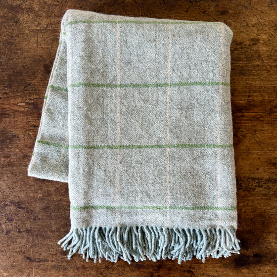 Grasmere Windowpane Plaid Throw