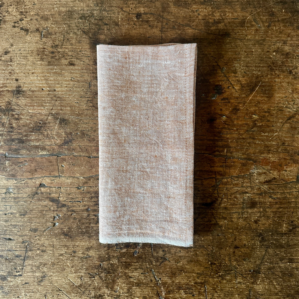 Terracotta Washed Linen Napkins