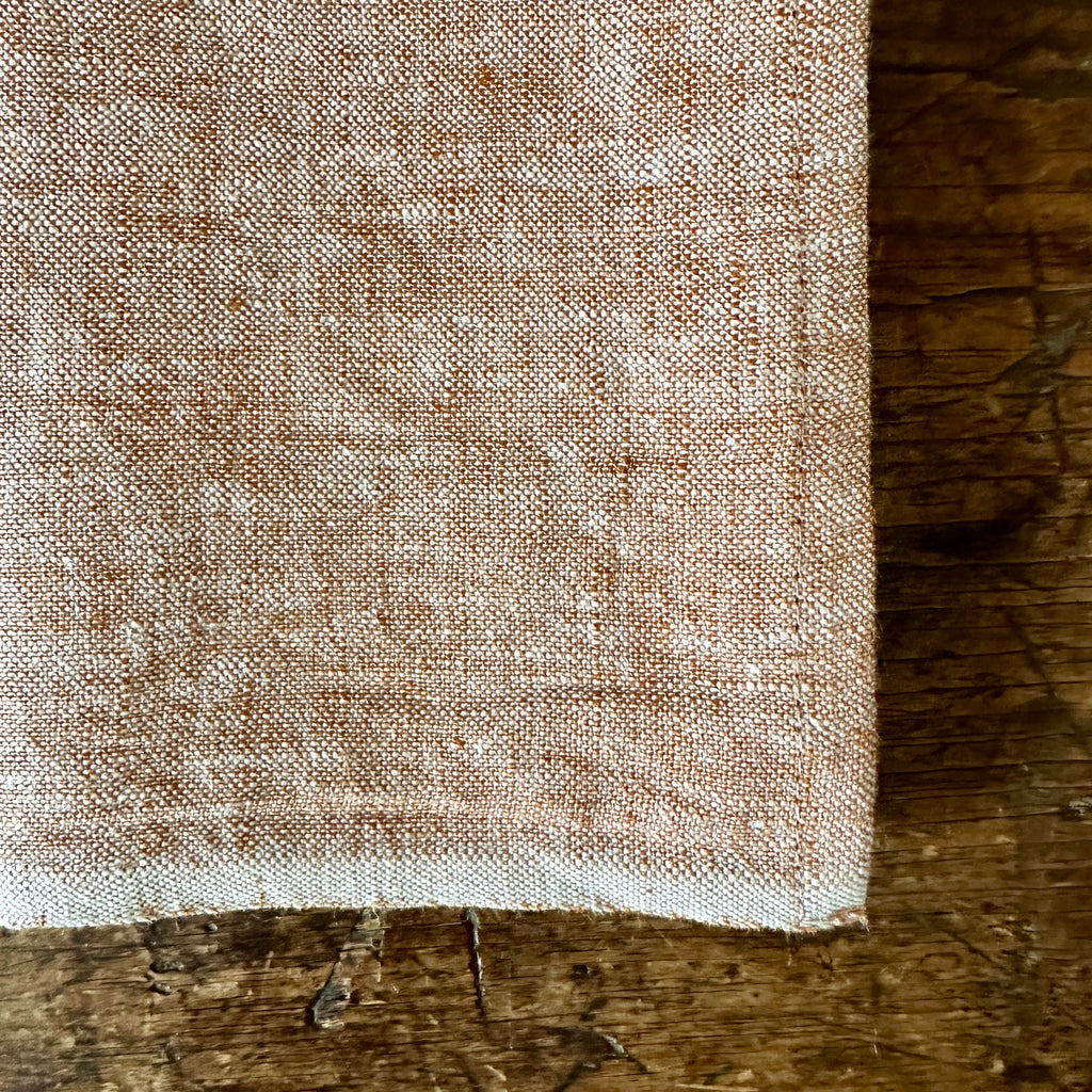 Terracotta Washed Linen Napkins