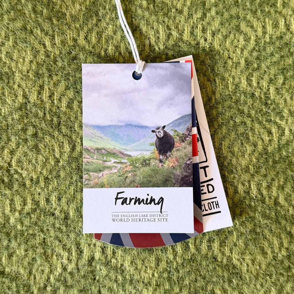 Langdale Field Green Throw