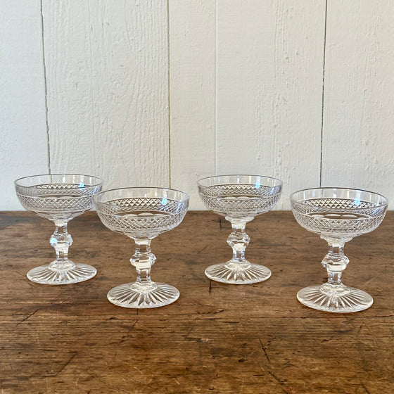 Antique English Champagne Glasses