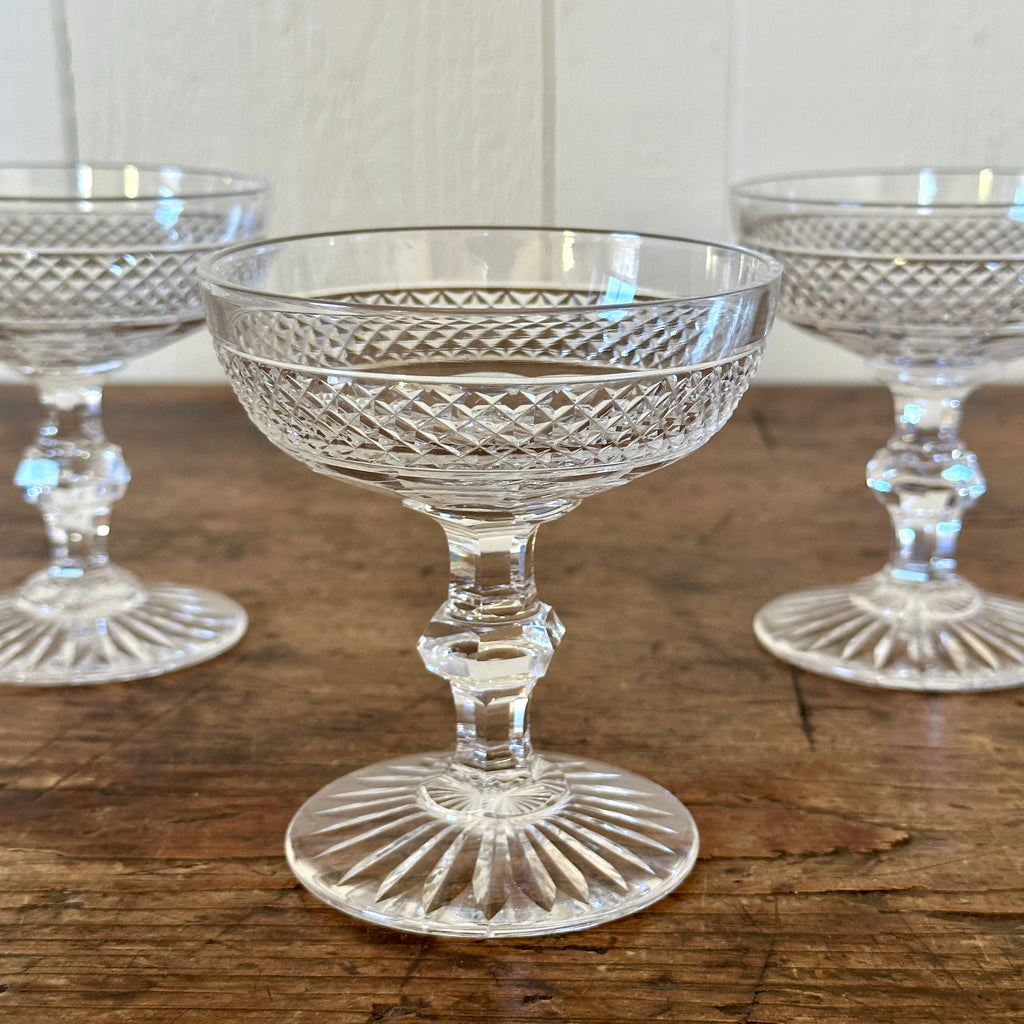 Antique English Champagne Glasses