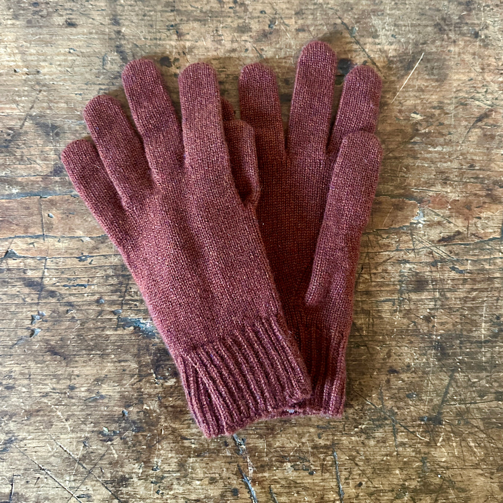 Russet Women's Split Cuff Cashmere Gloves