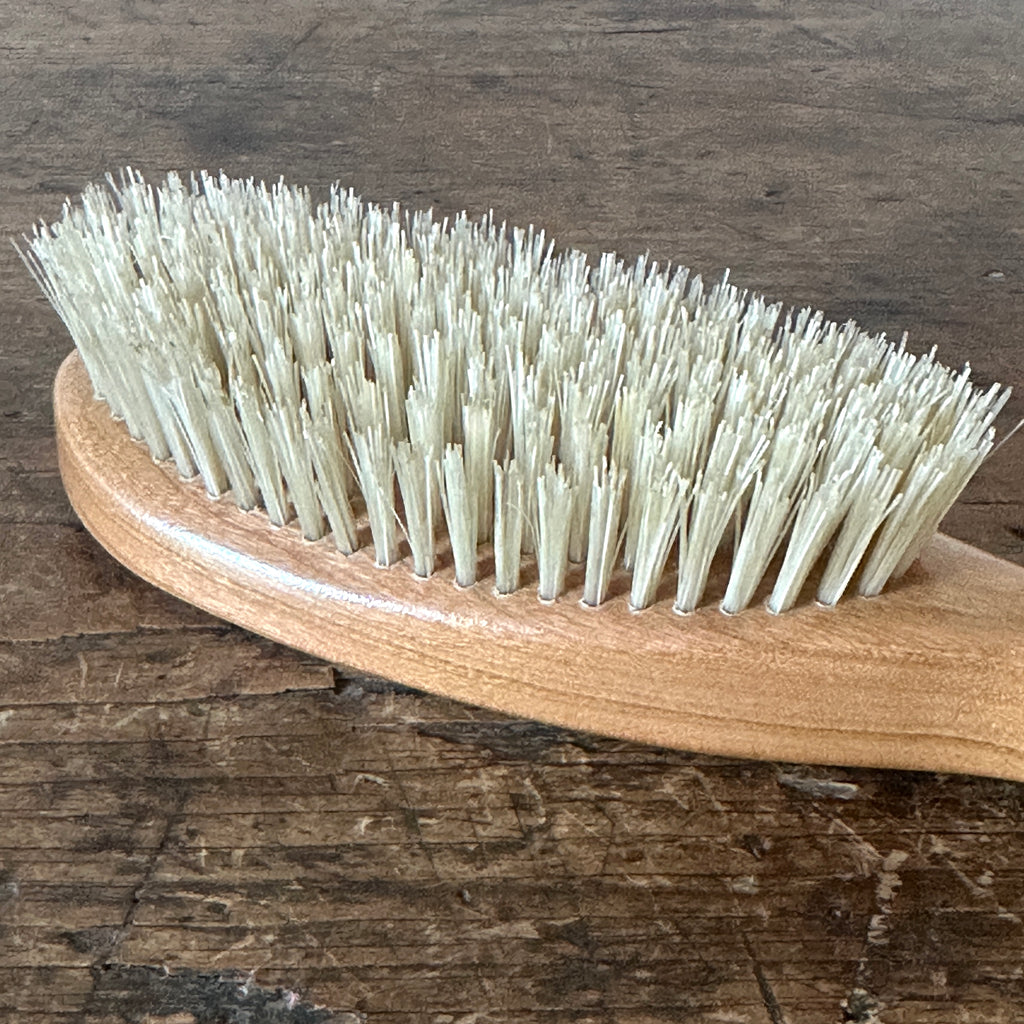 Cherrywood and Natural Bristle Oval Brush