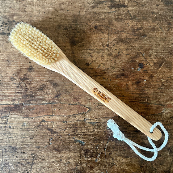 Long Handled Bristle Bath Brush