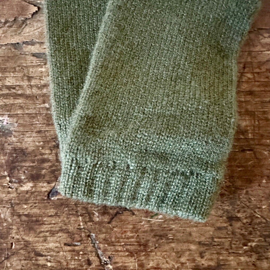 Olive Women's Short Cuff Cashmere Gloves