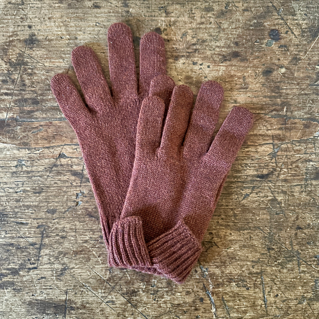 Russet Women's Split Cuff Cashmere Gloves