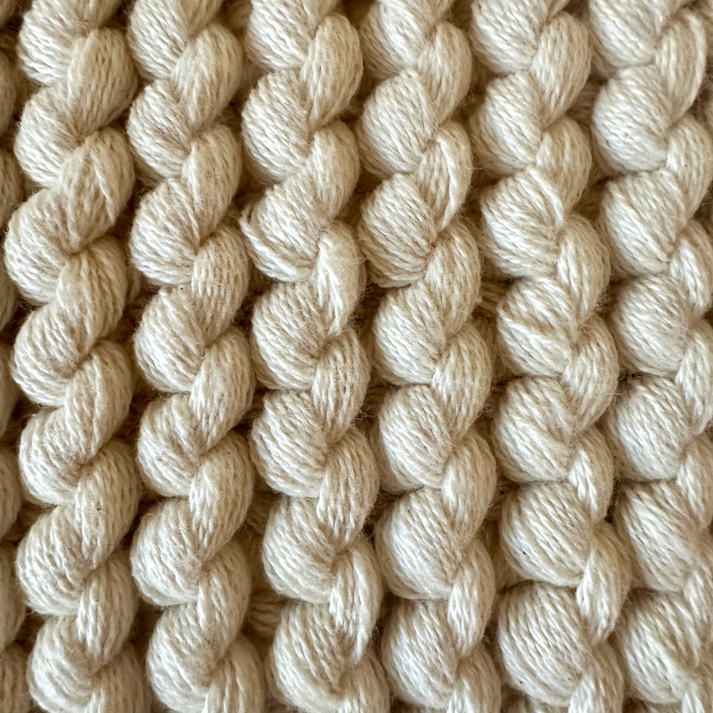 Large Weave Cotton Bath Mat