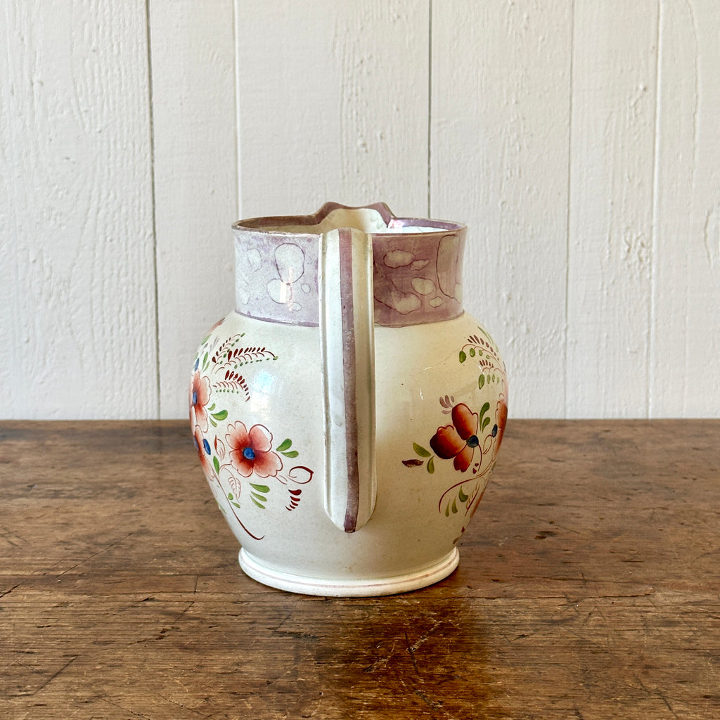 19th Century Pearlware Documentary Jug