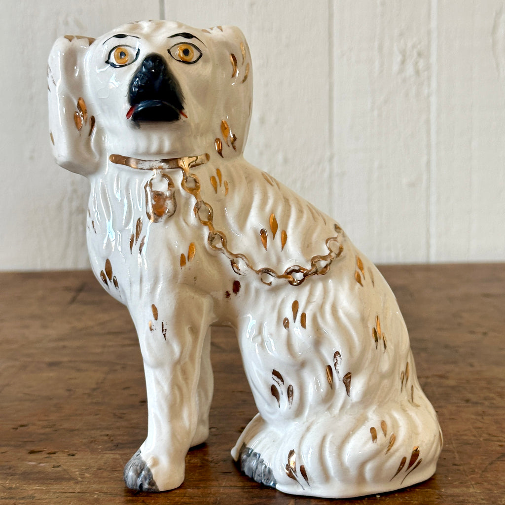 A Pair of 19th Century Staffordshire Spaniels