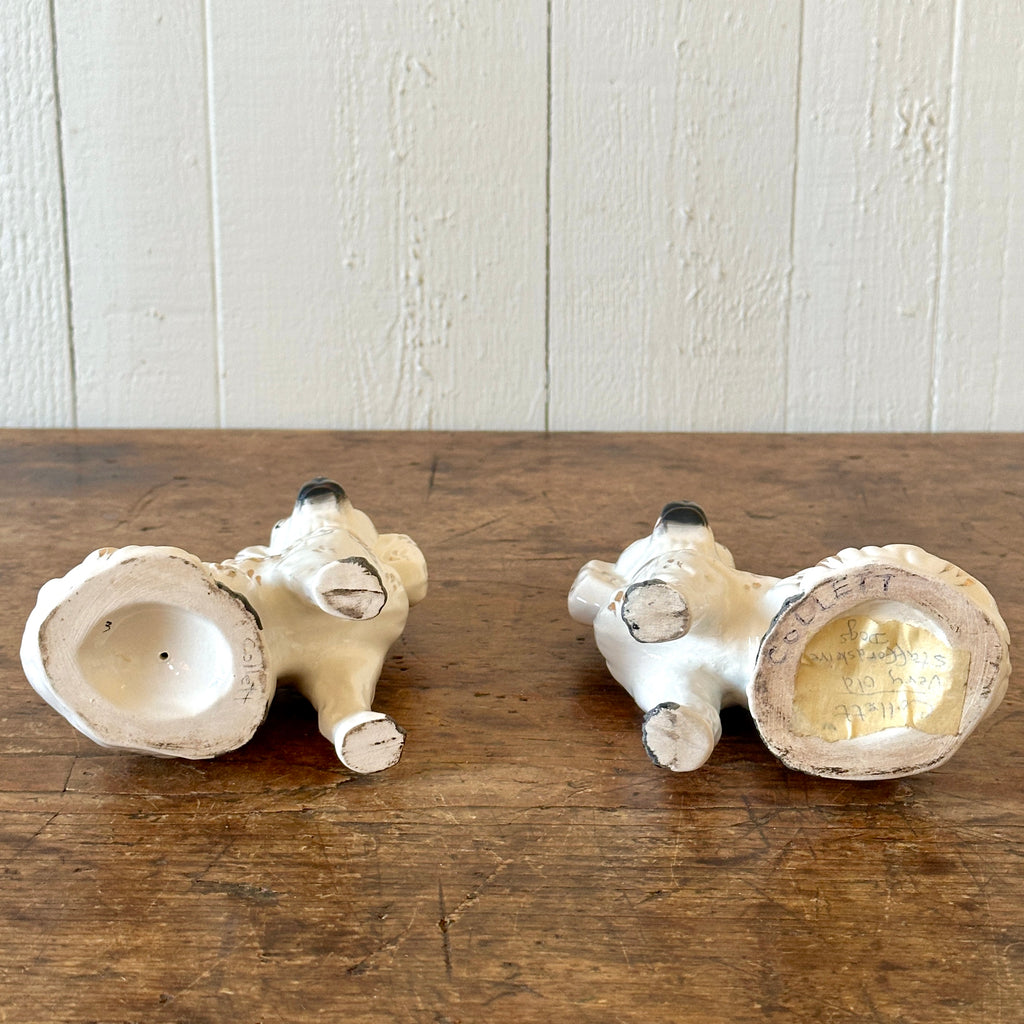 A Pair of 19th Century Staffordshire Spaniels