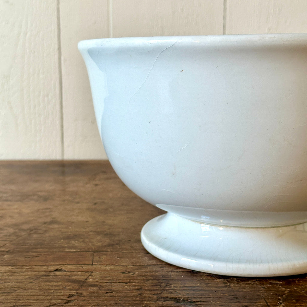 19th C English Ironstone Serving Bowl