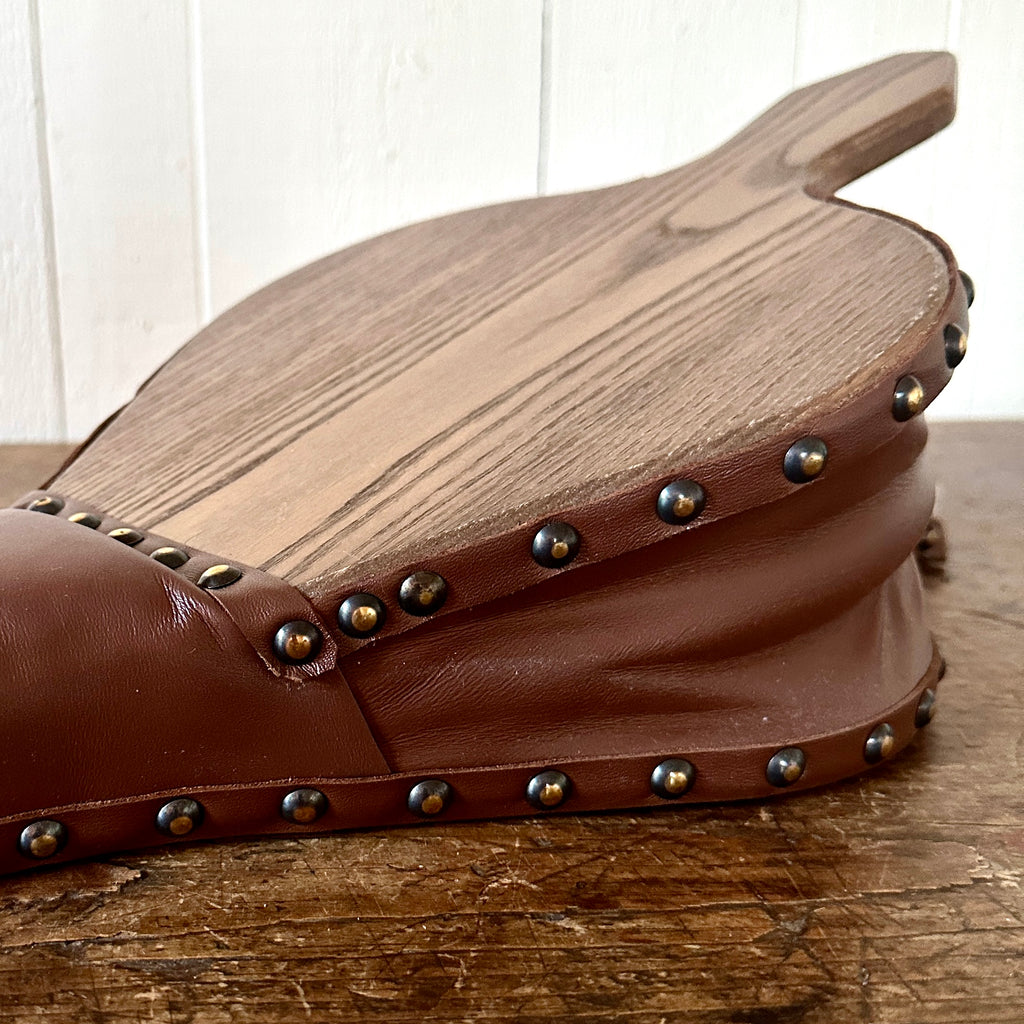 Traditional Brown Leather Fire Bellows