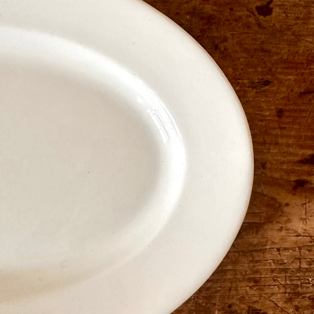 Oval English Ironstone Platter - 14.25"