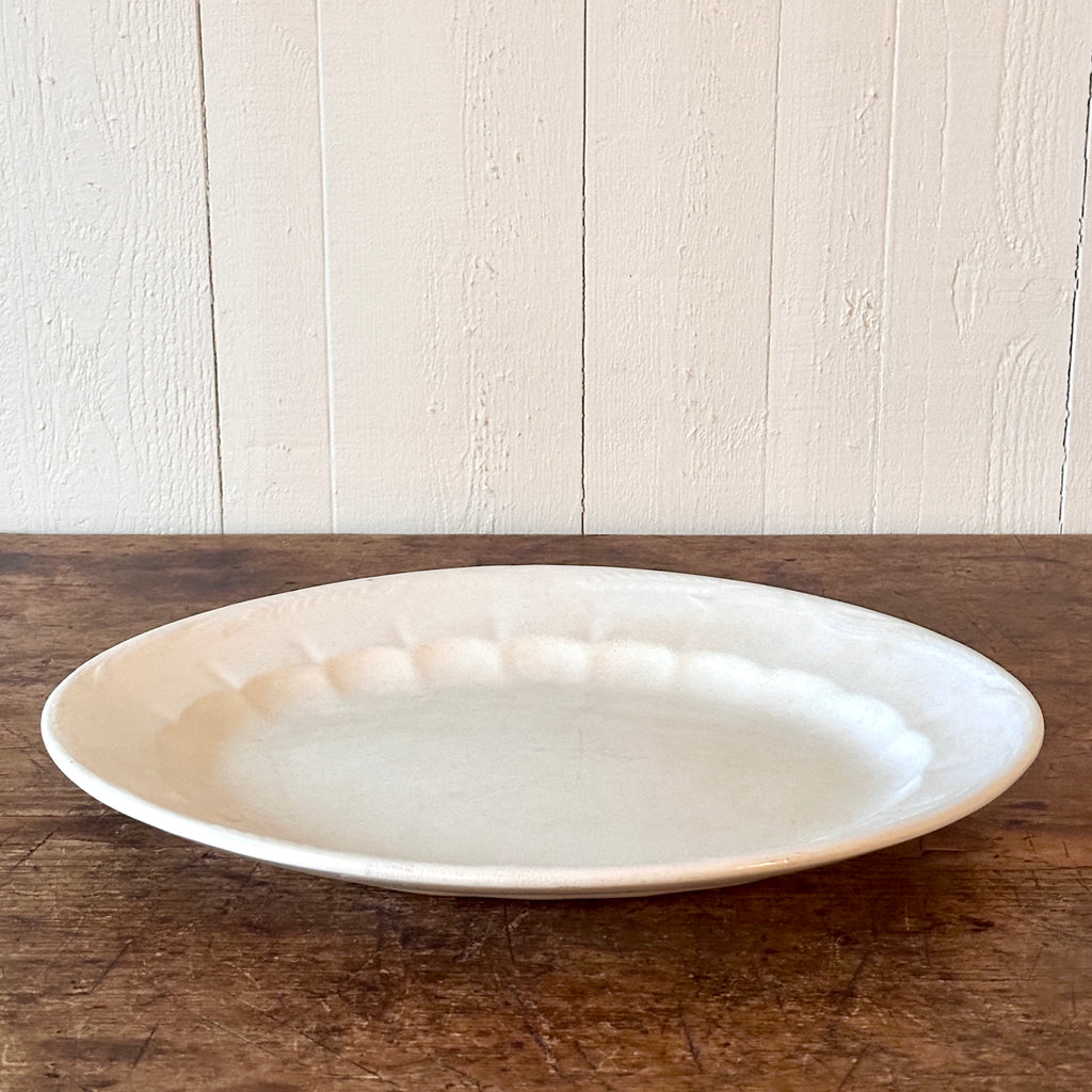 Oval English Ironstone Platter - 18"