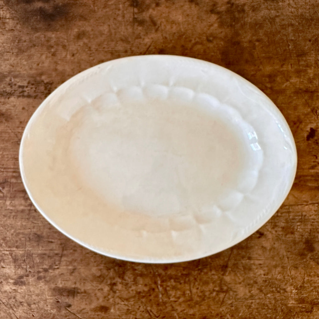 Oval English Ironstone Platter - 18"