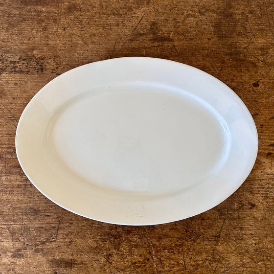 Oval English Ironstone Platter - 16.75"