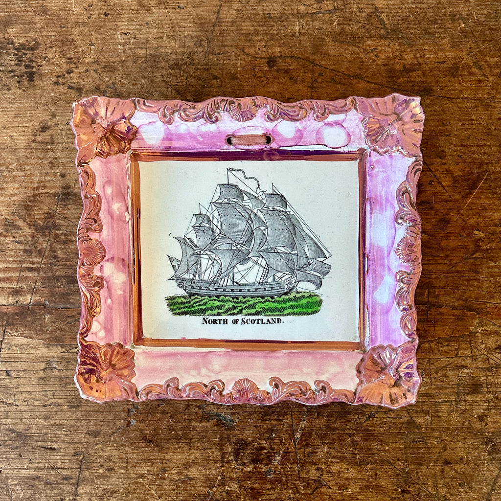 North of Scotland Lustre Plaque