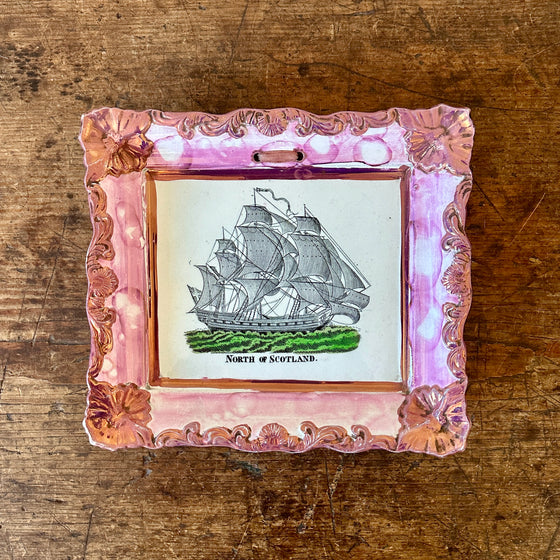 North of Scotland Lustre Plaque