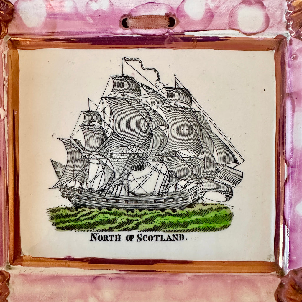 North of Scotland Lustre Plaque