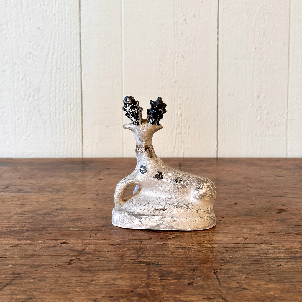 19th C American Chalkware Deer