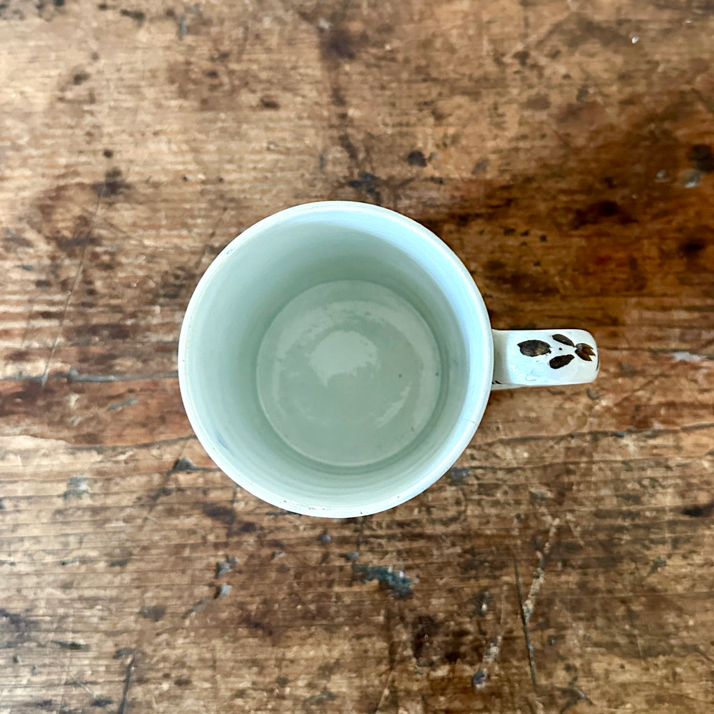 Early Polychrome Pearlware Tankard