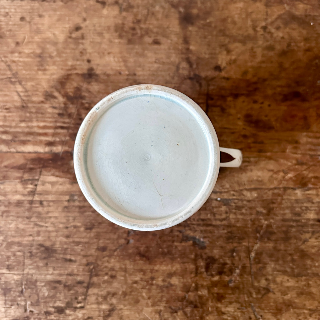 Early Polychrome Pearlware Tankard