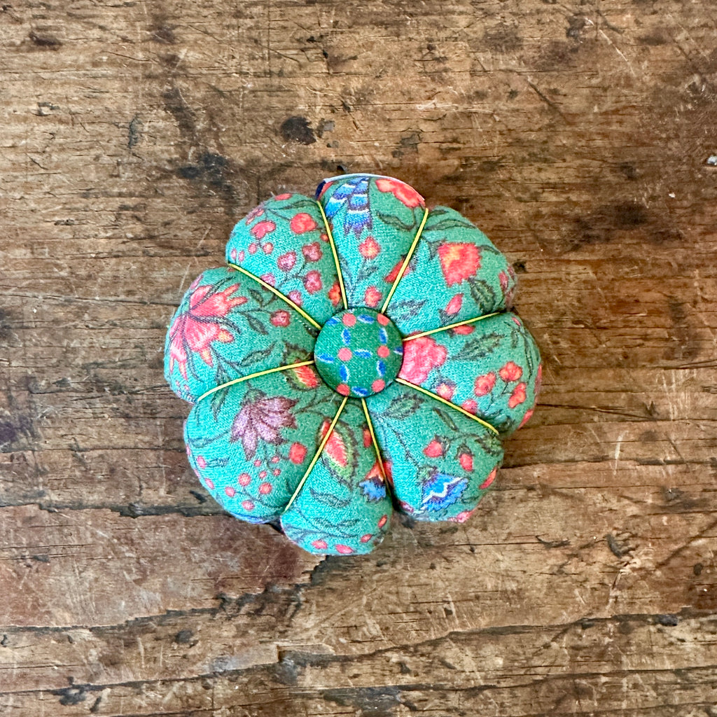 Chandernagor Indienne Fabric Pin Cushion