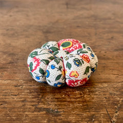 Napoleon's Indienne Fabric Pin Cushion - Larger Cross