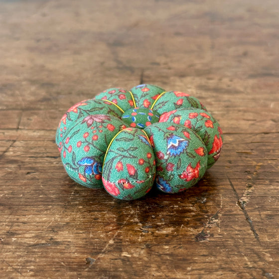 Chandernagor Indienne Fabric Pin Cushion