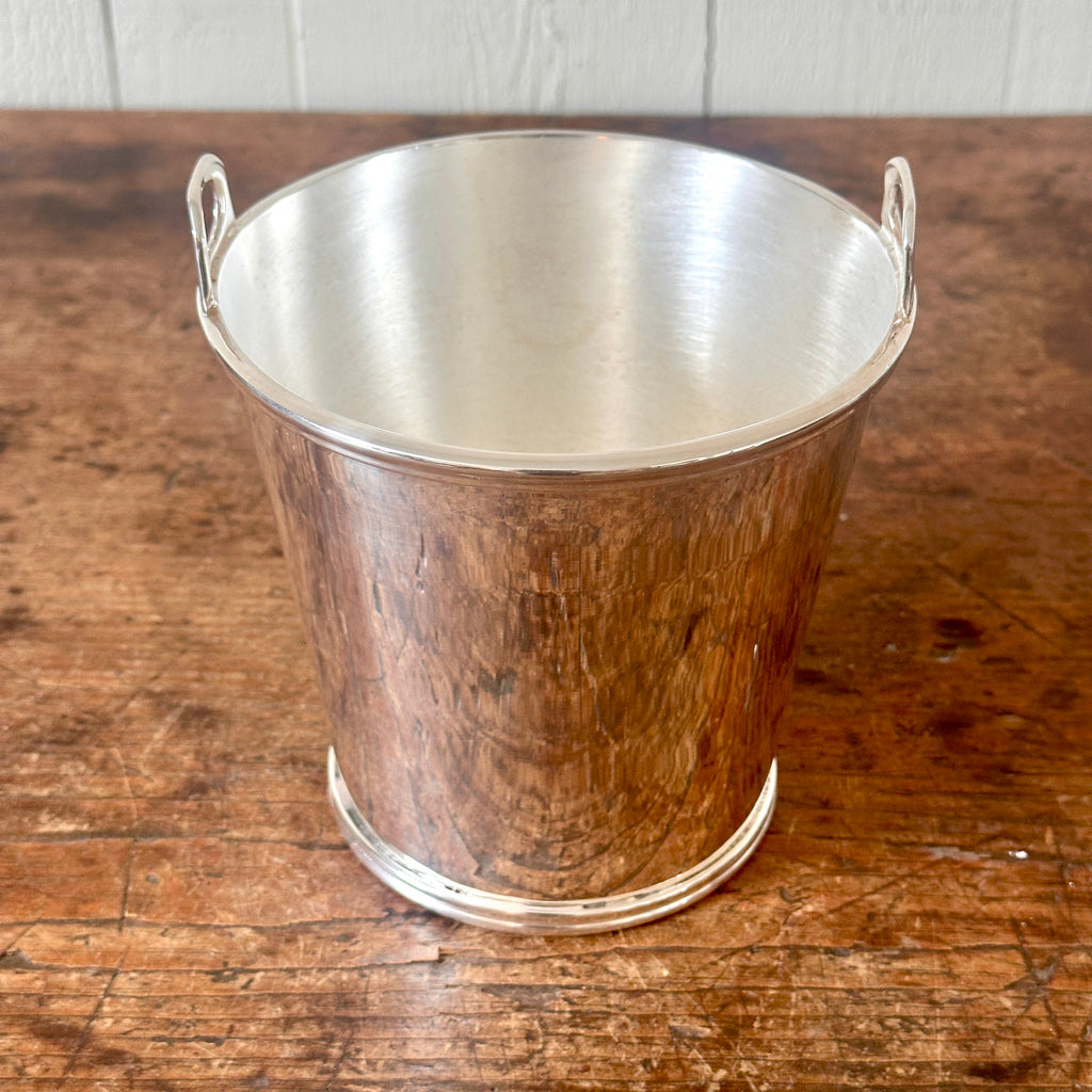 Vintage Hotel Silver Ice Bucket