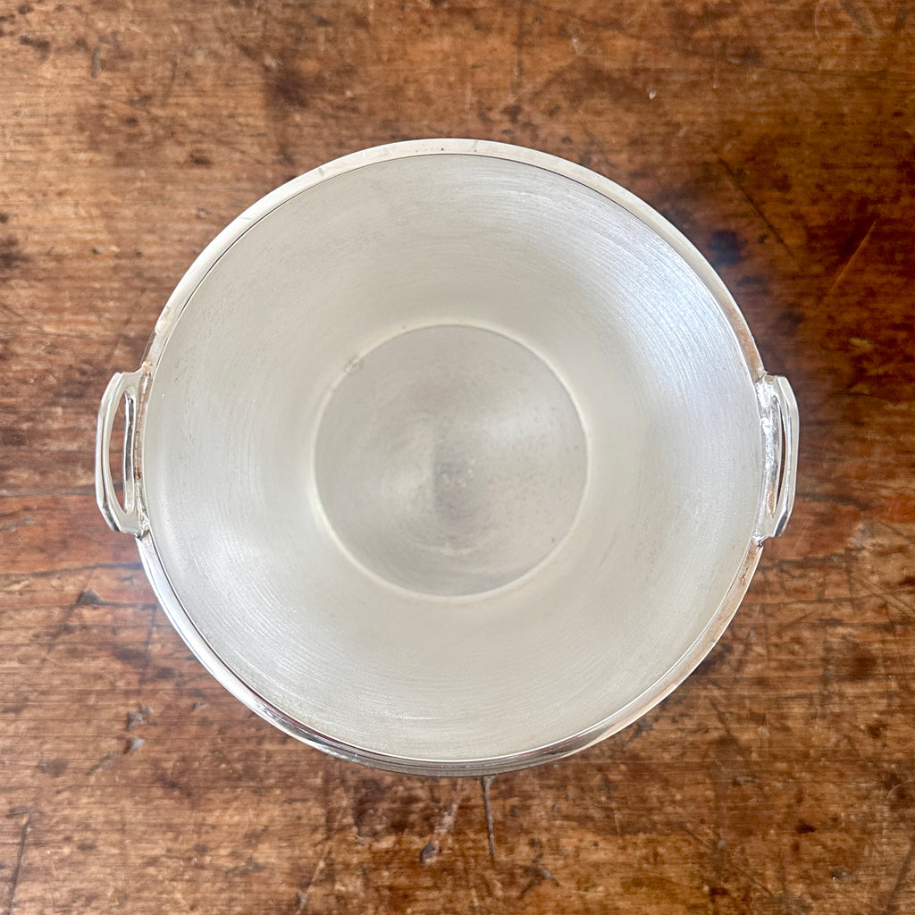 Vintage Hotel Silver Ice Bucket