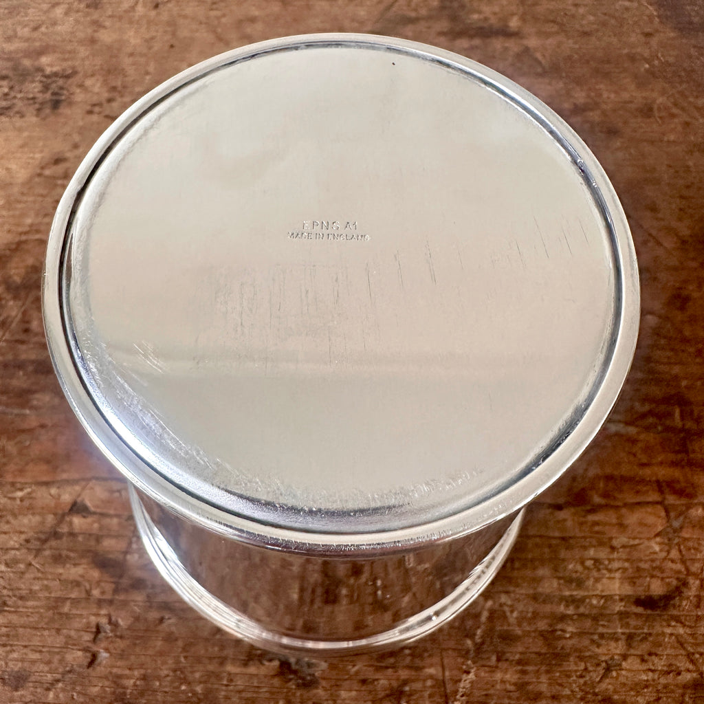 Vintage Hotel Silver Ice Bucket