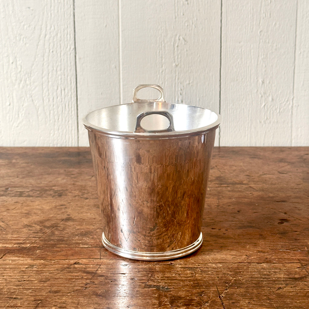Vintage Hotel Silver Ice Bucket