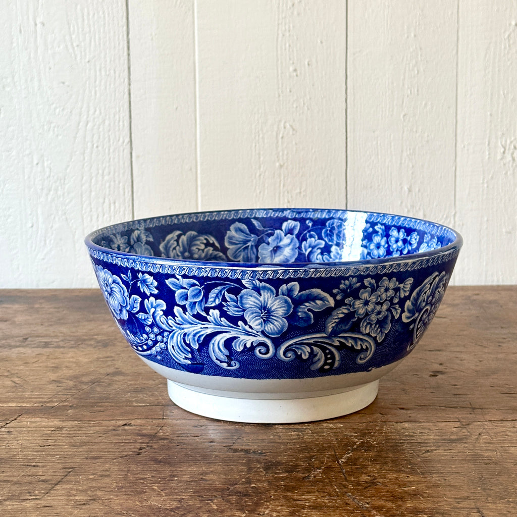 Large Early Staffordshire Pearlware Bowl