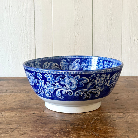 Large Early Staffordshire Pearlware Bowl