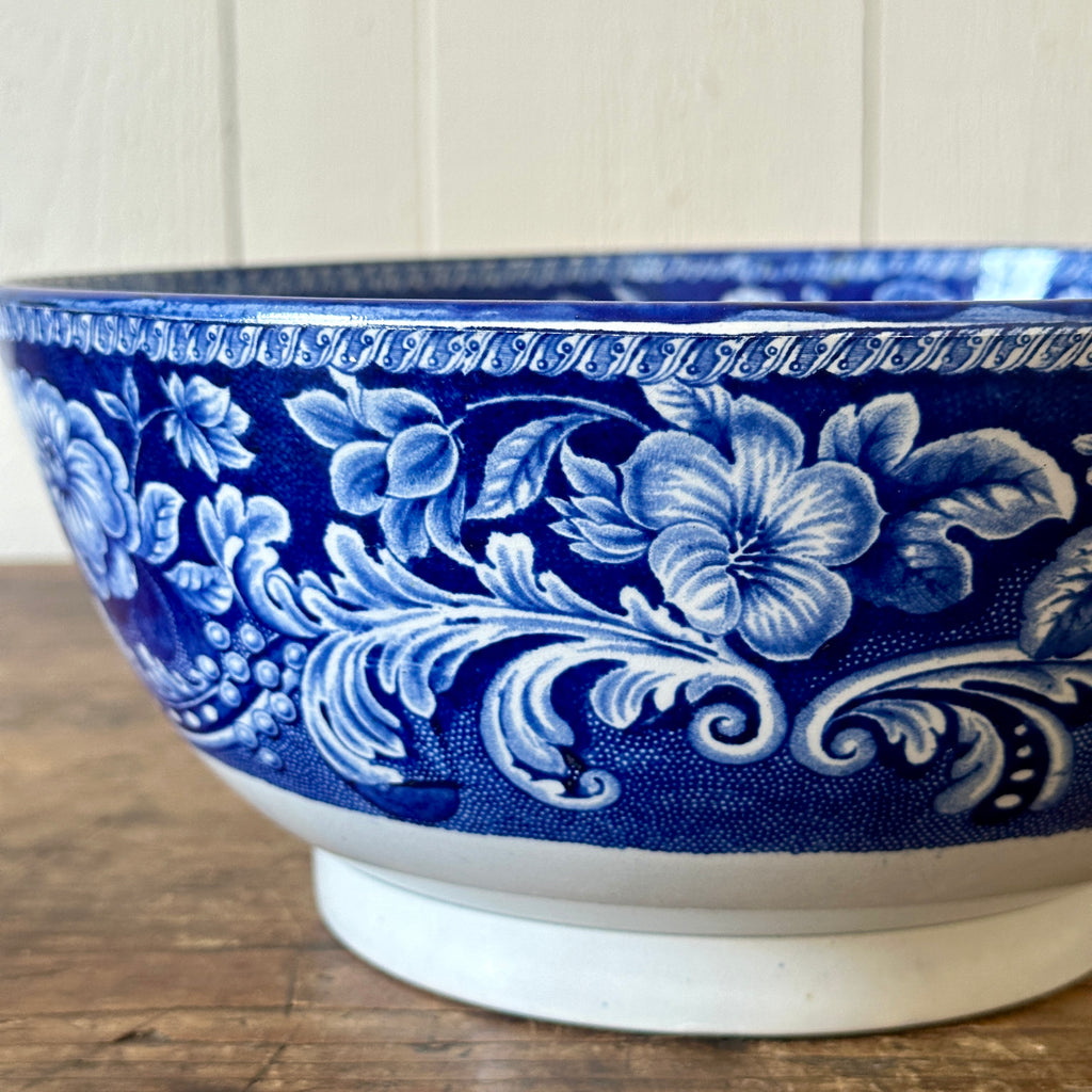 Large Early Staffordshire Pearlware Bowl