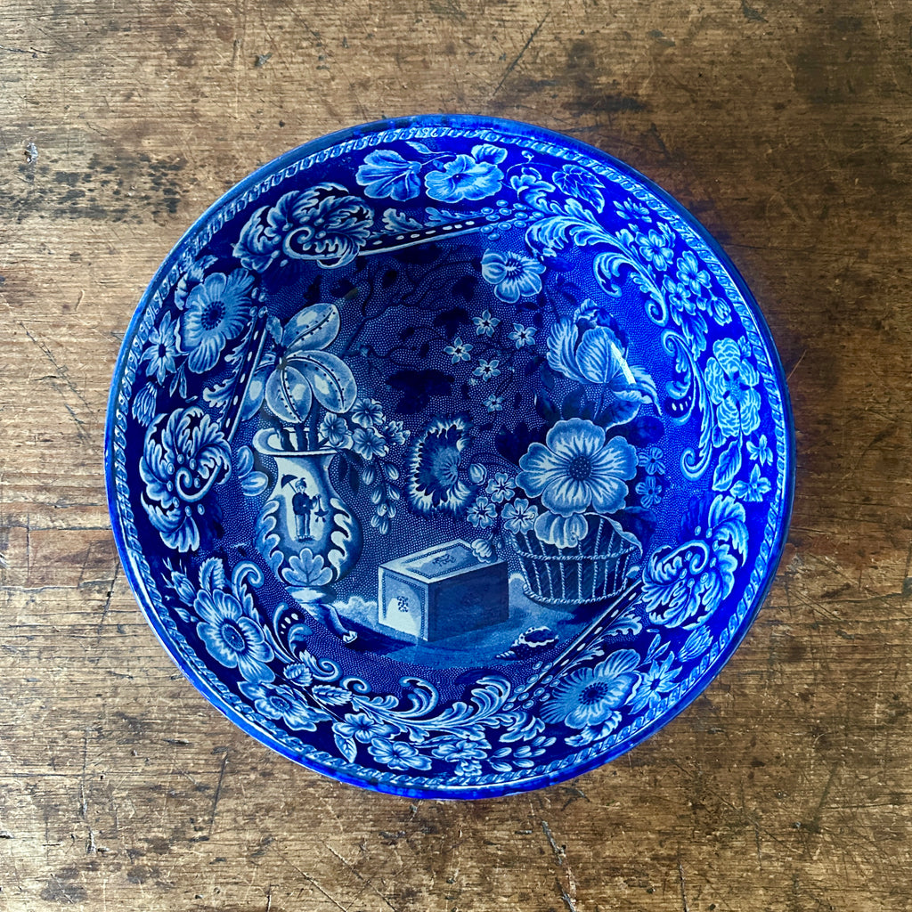 Large Early Staffordshire Pearlware Bowl