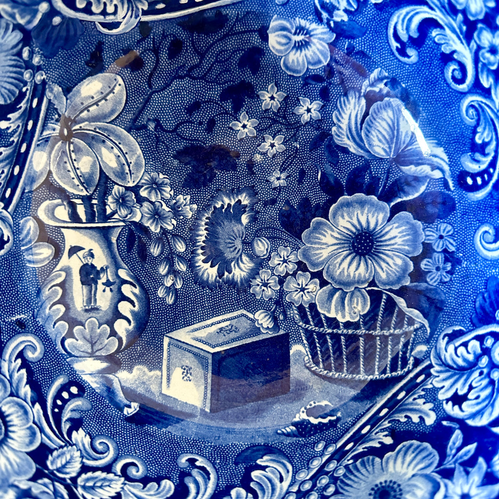 Large Early Staffordshire Pearlware Bowl