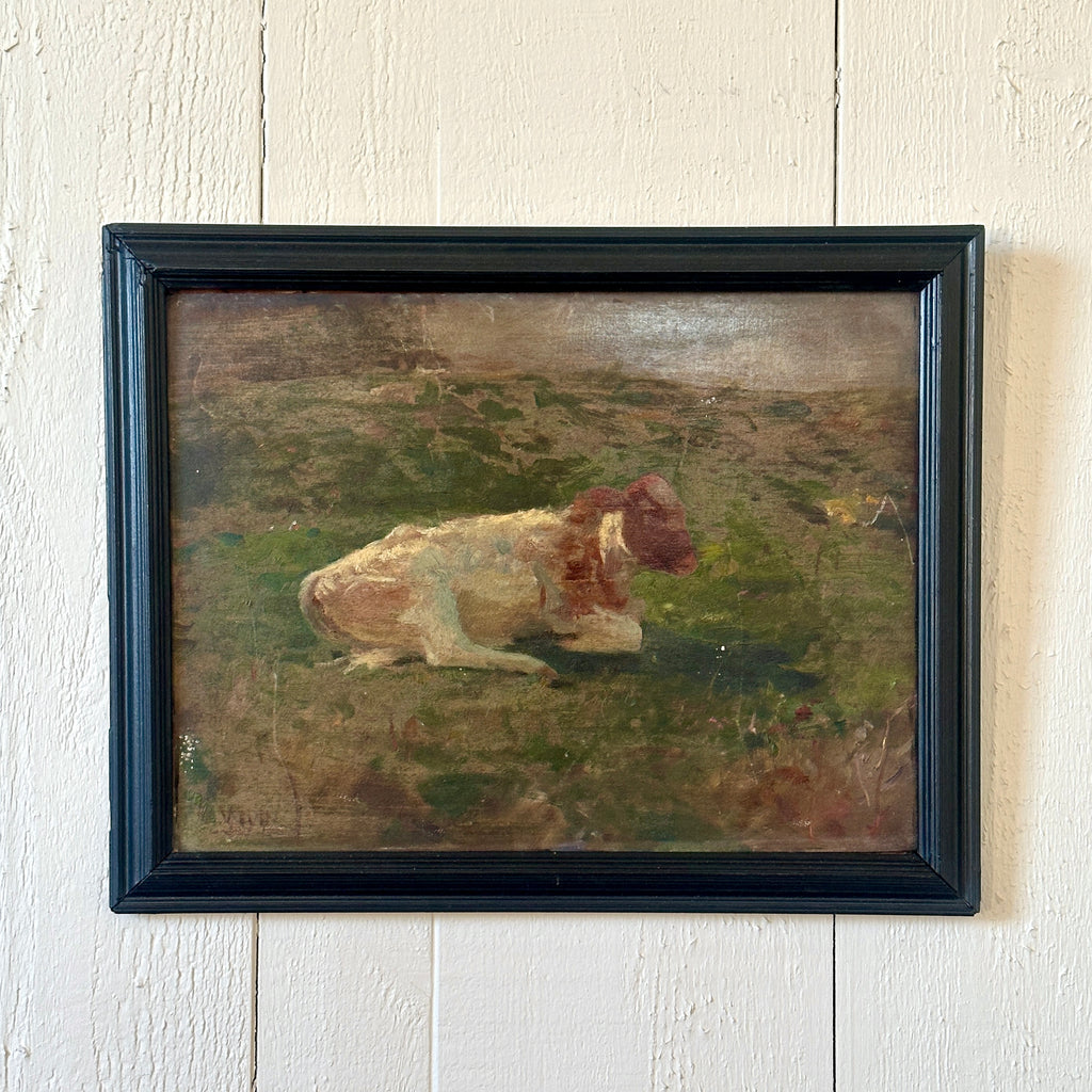 English Painting of a Cow