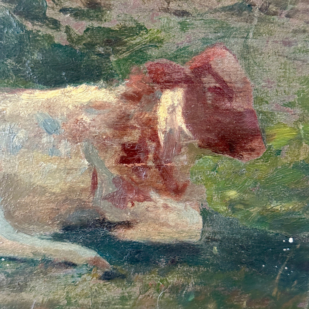 English Painting of a Cow