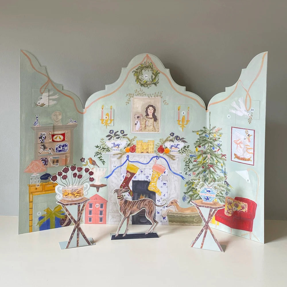 Festive Dutch Gable Advent Calendar