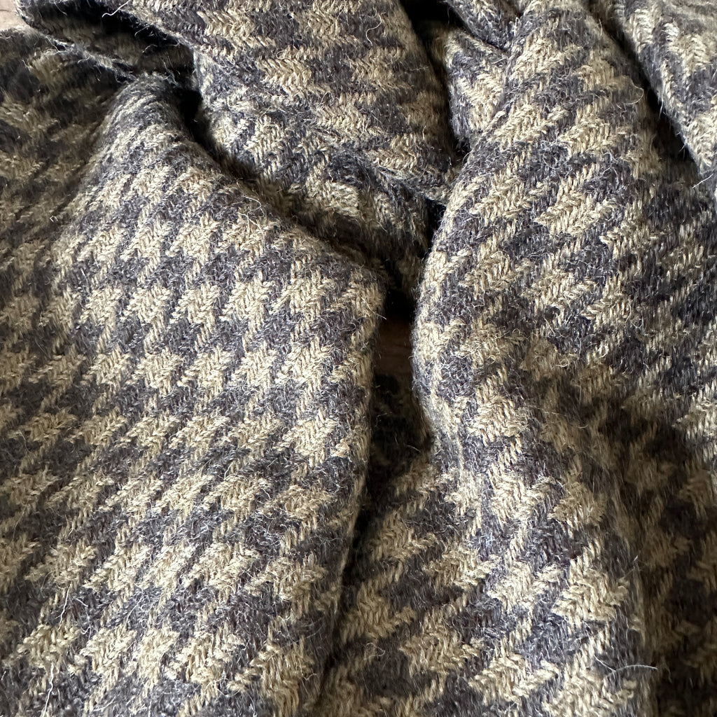 Corrie Taupe British Wool Scarf