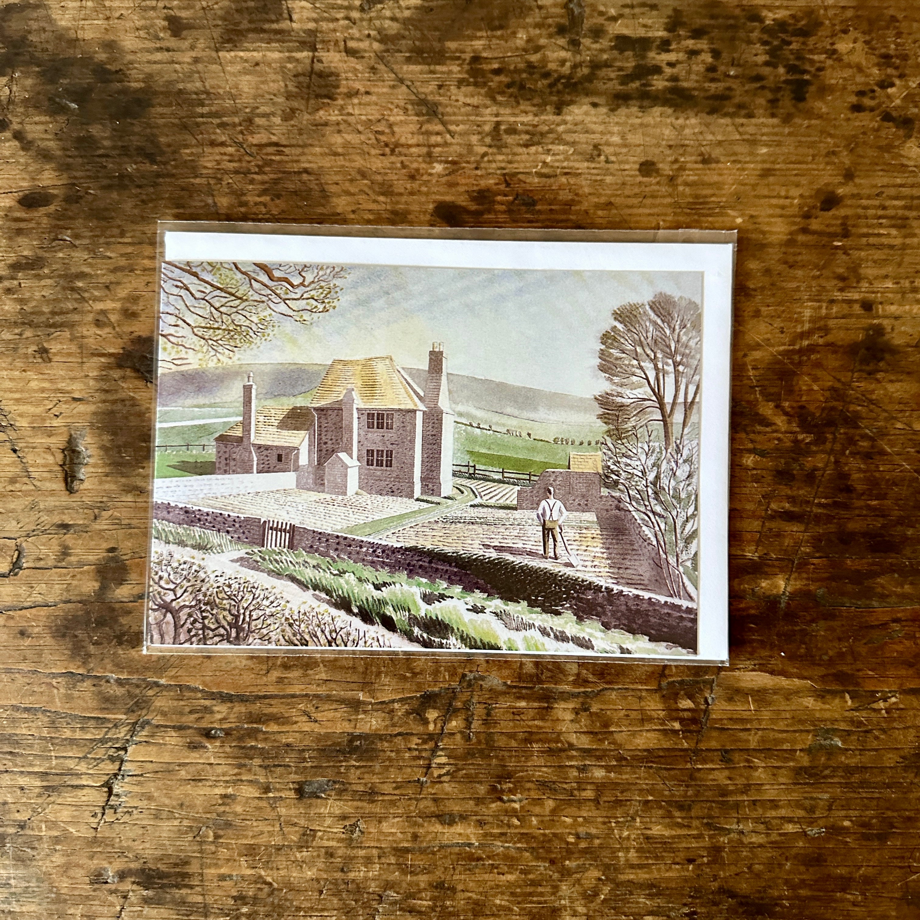 Shephard's Cottage, Firle - Eric Ravilous - Larger Cross