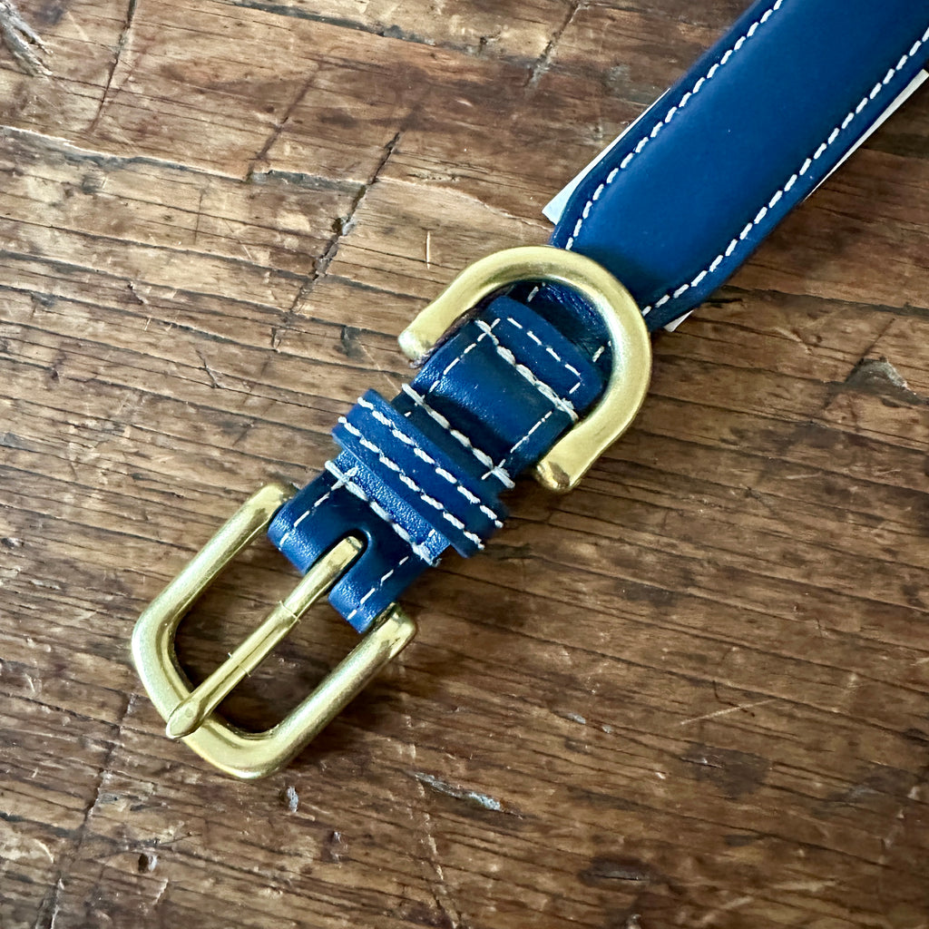 Handcrafted Chelsea Leather Dog Collar - Nocturne