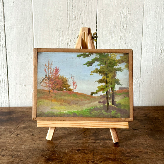 Spring Cigar Box Landscape